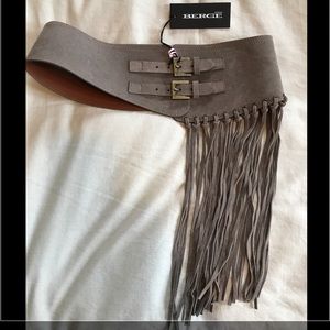 NWT Designer Contour Fringe Belt