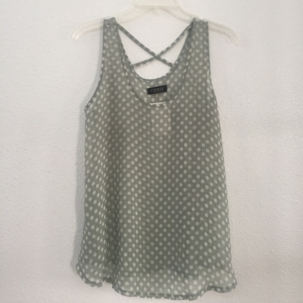 NWT Polka Dot Top