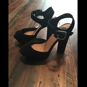Black heels