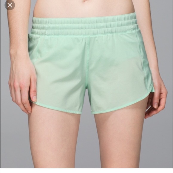 lululemon athletica Pants - Lululemon seafoam pleat to street shorts