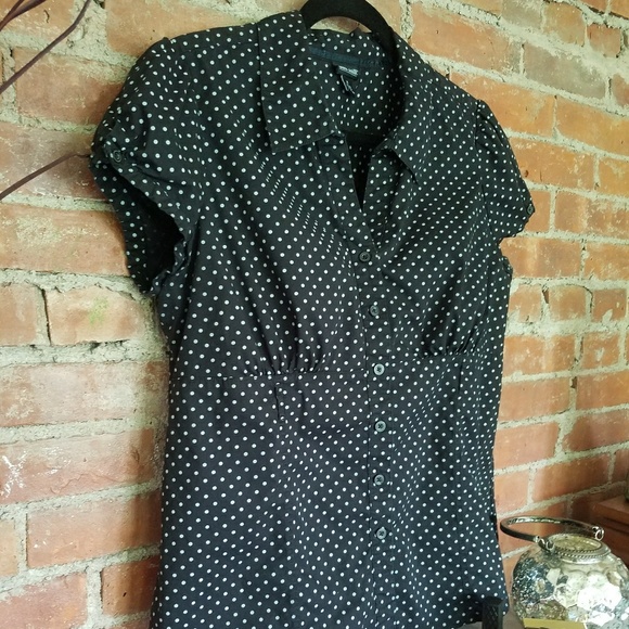 Willi Smith Tops - Willi Smith Polka-Dot Top