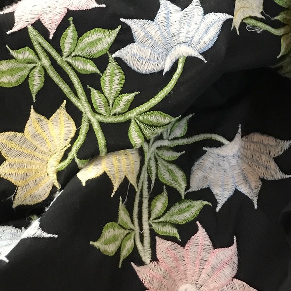 Vintage Black Floral Muu Muu - Picture 8 of 8
