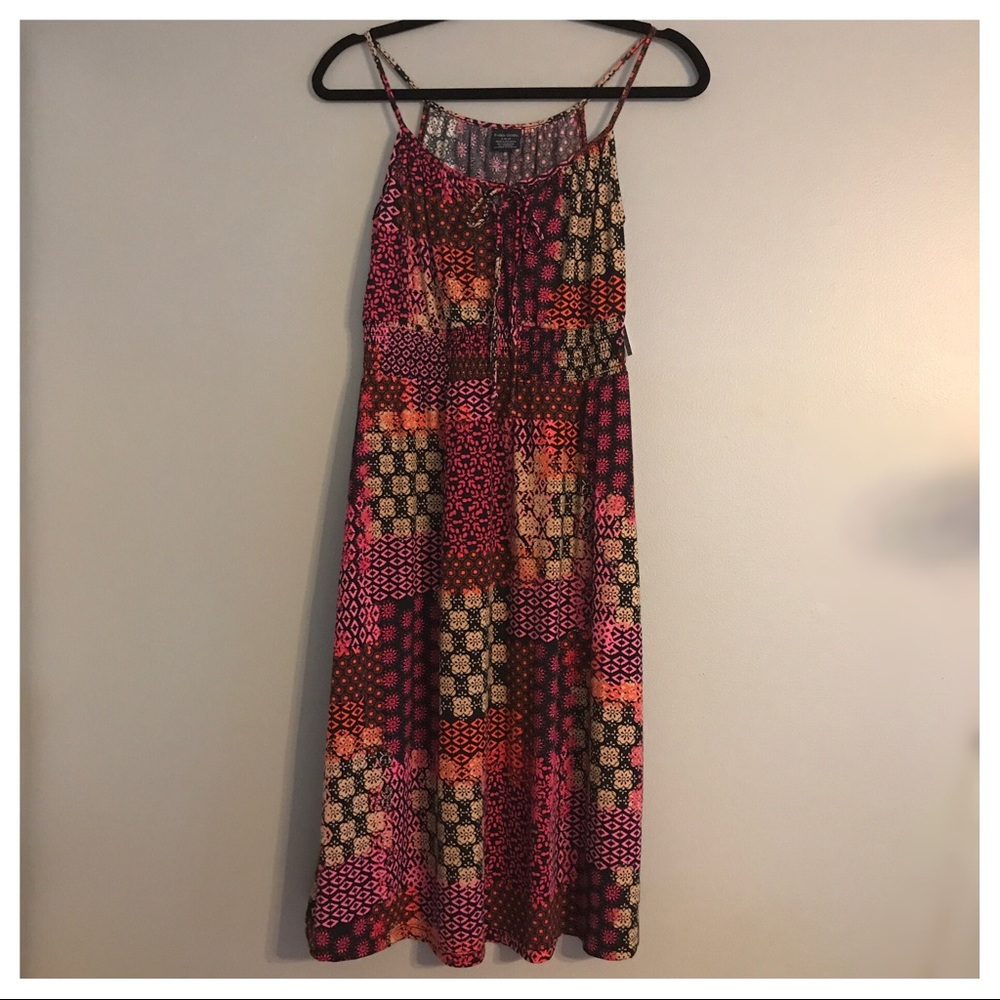 Midi Smocked Waist Dress