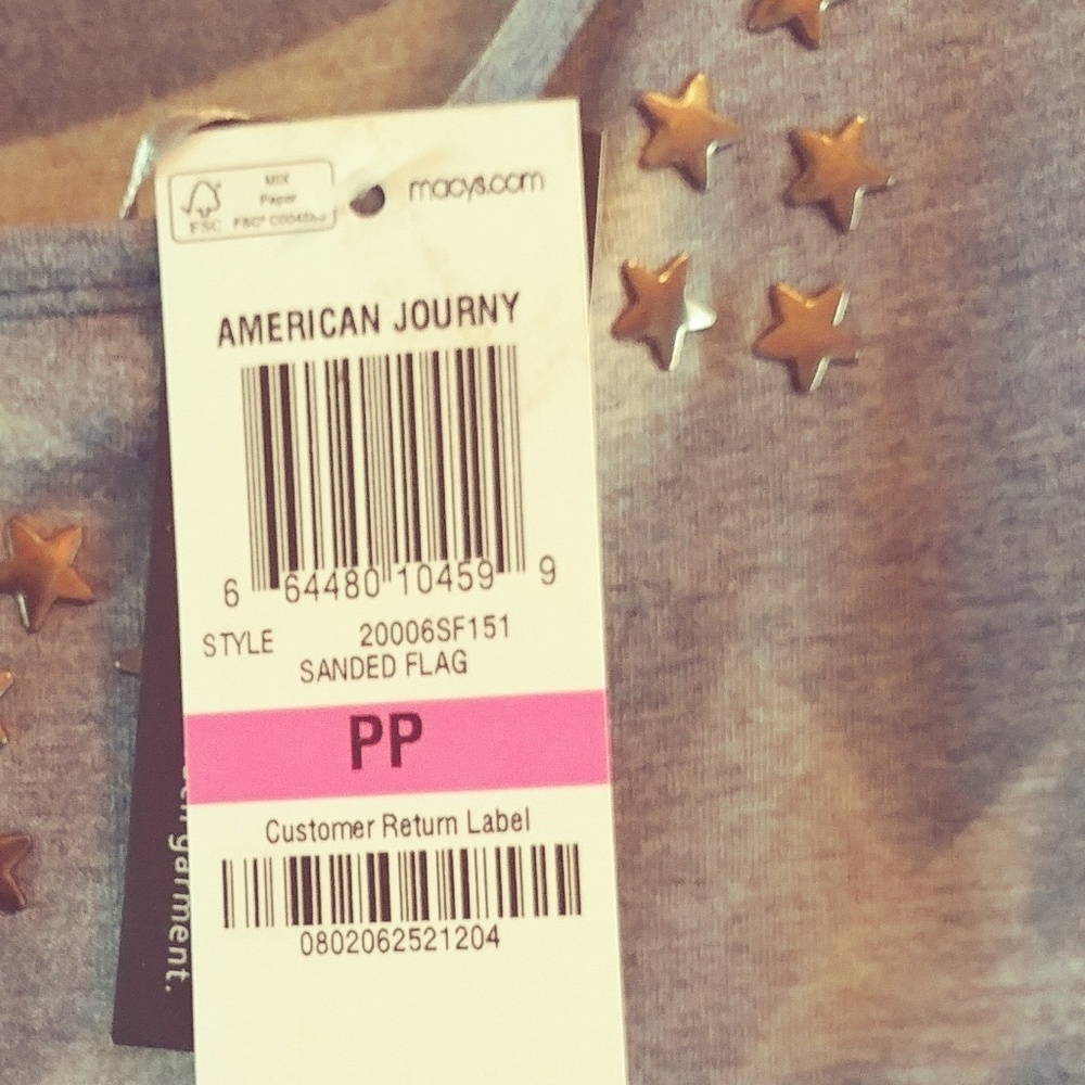 NWT, Style & Co, Americana Maxi Dress,  XS - Picture 2 of 6