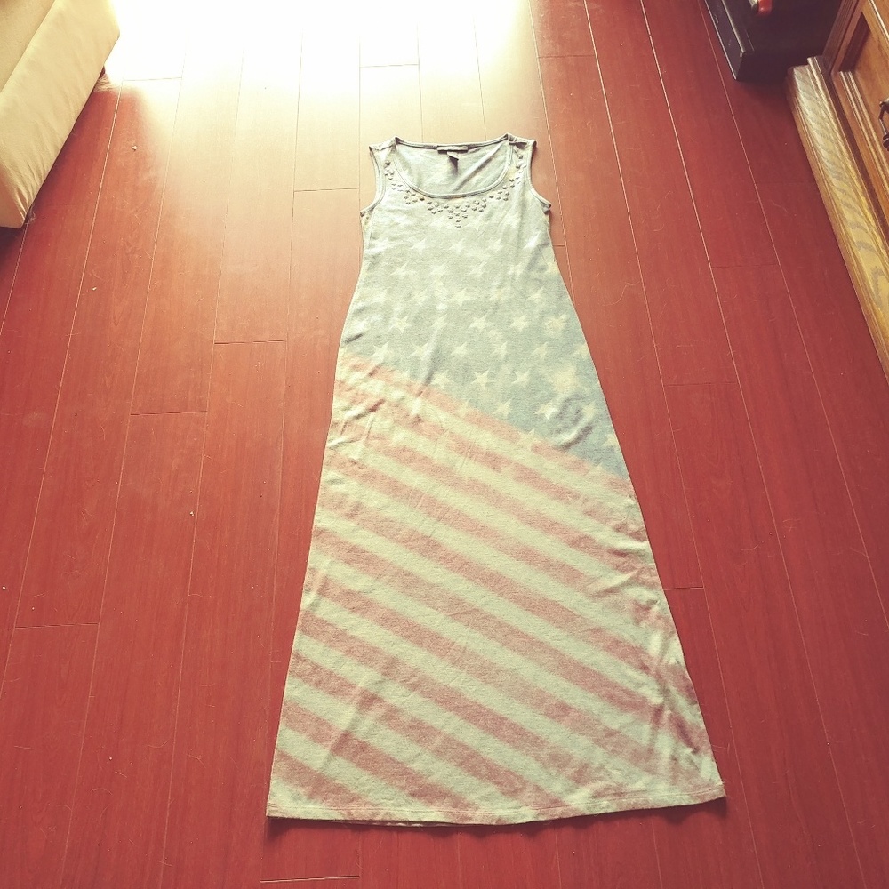 NWT, Style & Co, Americana Maxi Dress,  XS - Picture 4 of 6