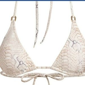 Mellisa Odabash Key West lizard bikini top