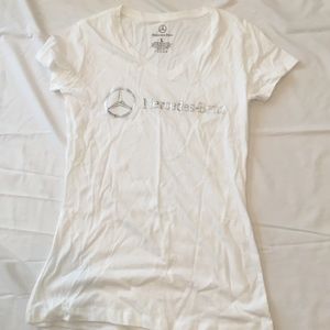 Mercedes Benz V-Neck T-shirt