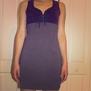 Plum colored Velvet dress