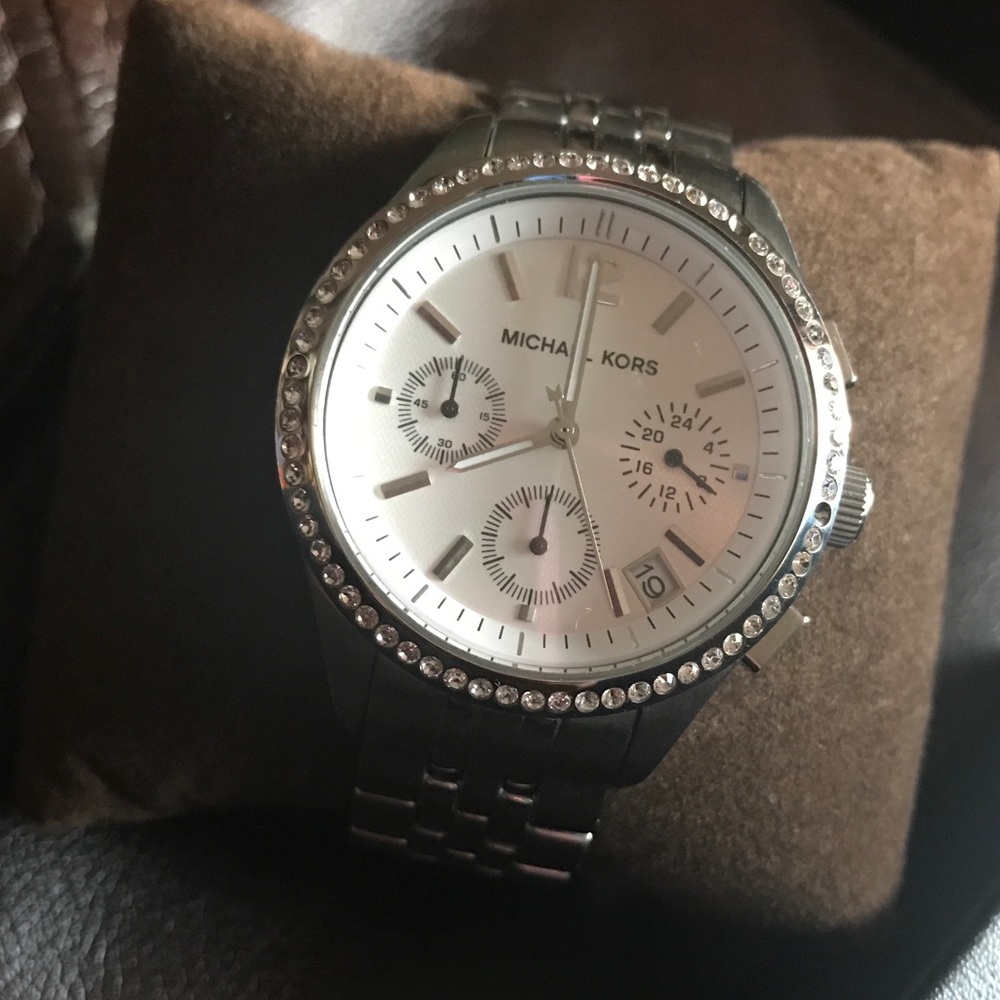 MK Watch Silver Women's