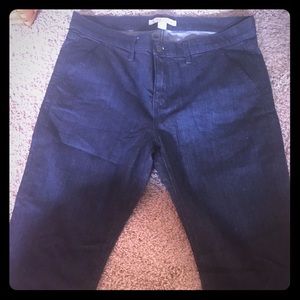 Old Navy Dark Wash Denim Capris w/stretch SZ16