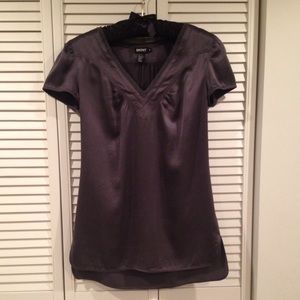 MUST GO! DKNY silk tunic top