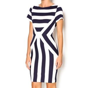 Early Striped Bodycon Dress