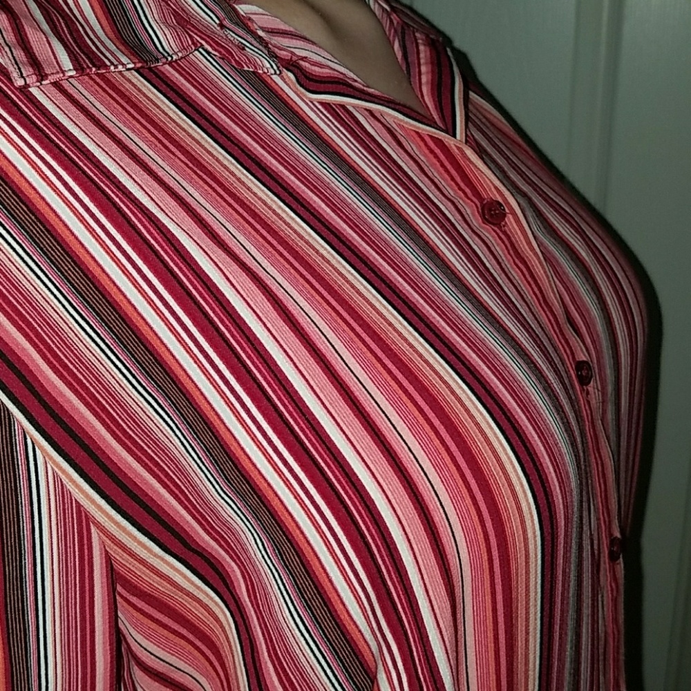 Striped Button Down - Picture 3 of 3