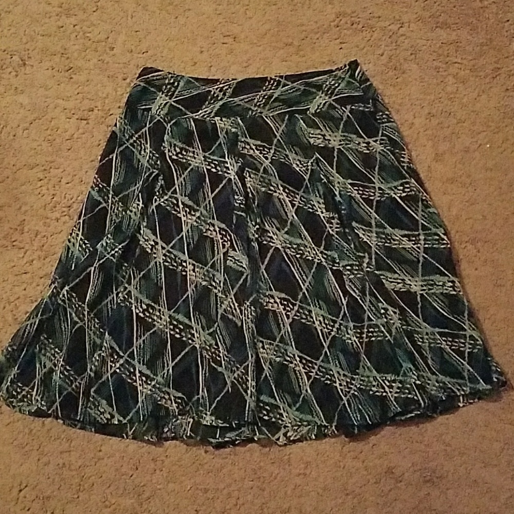Blue and black Apostrophe skirt size small