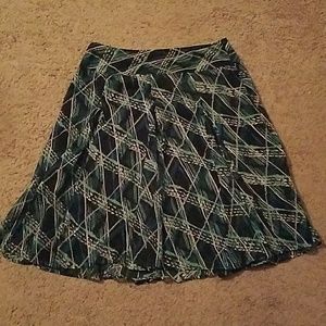 Blue and black Apostrophe skirt size small