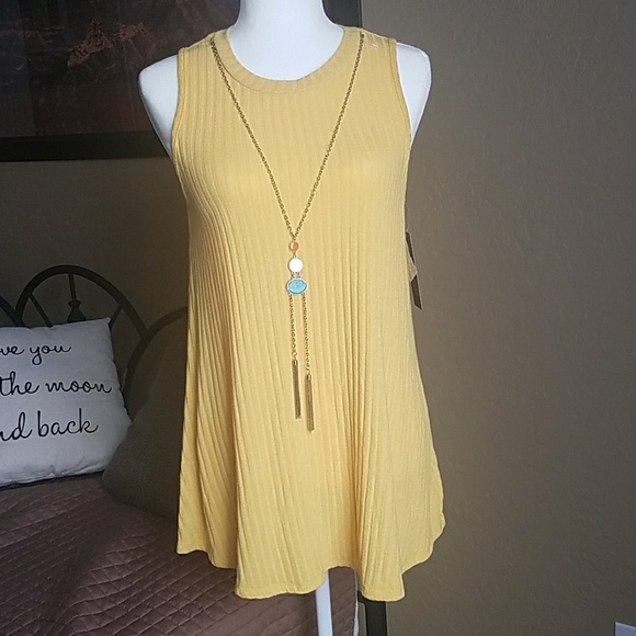 Byer California Tops - NEW Sleeveless Marigold Top