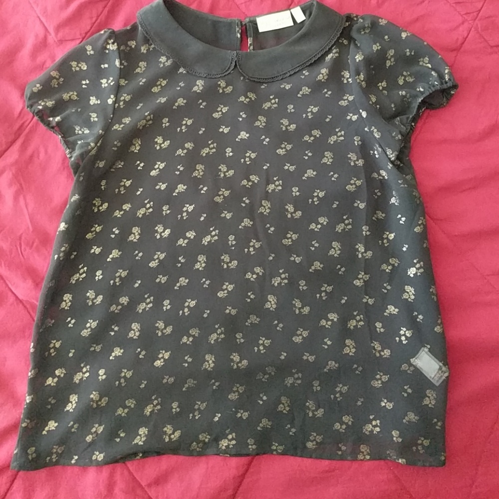 Blouse, Cheetah Pattern