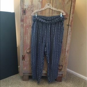 Free People twisted harem pant with zippered leg