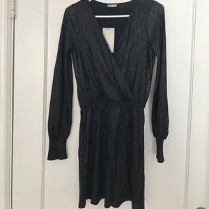 Zara Black Shimmer Dress