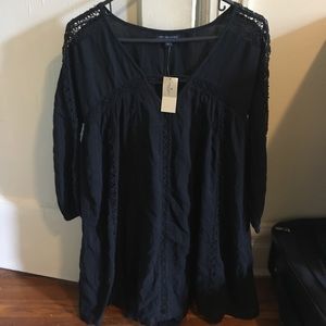 Black bohemian style dress