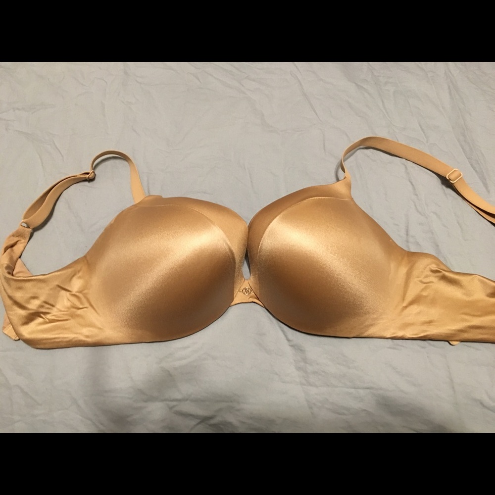 Silky Goldish-Tan VS PUSH UP BRA 36C