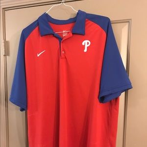 Nike dry fit XXL golf polo Philadelphia phillies