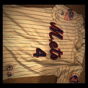 Lenny Dykstra New York Mets World Series Jersey