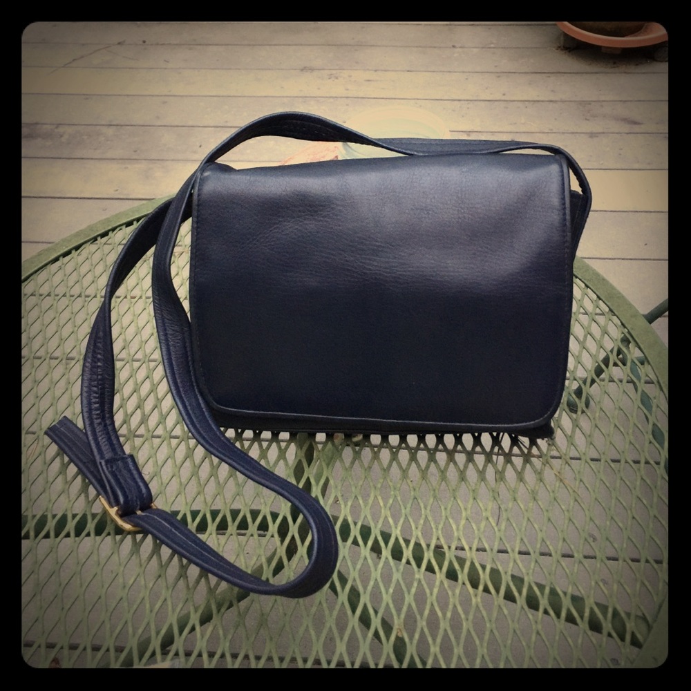 Handbag - Tignanello Navy