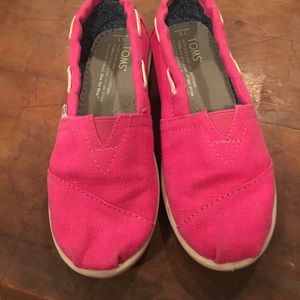 Girls Toms hot pink biminis