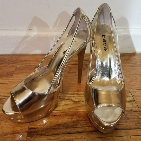 bebe platform pumps. - Picture 2 of 4