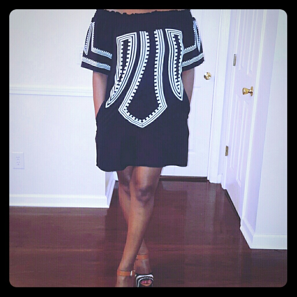 Off The Shoulder Midi Dress
