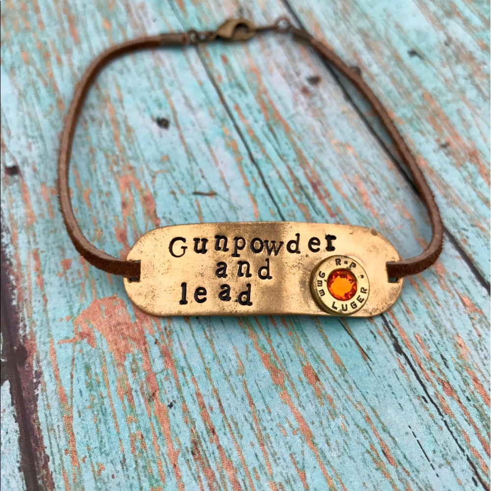 Hand stamped bracelet
