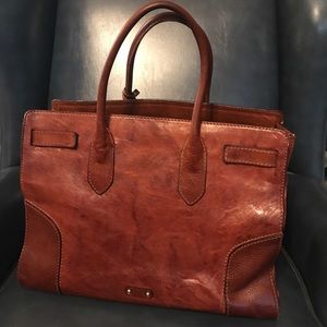 Frye Michelle Cognac Work Tote