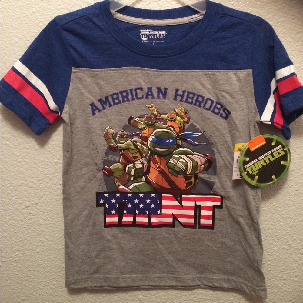 Boys ninja turtle shirt