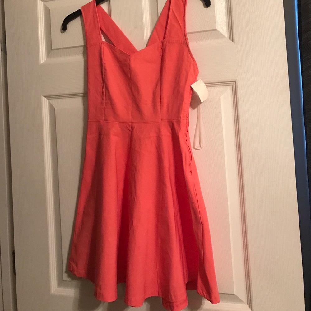 Cute pink summer dress