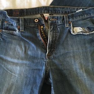 Men's Lucky Brand jeans, size 34.