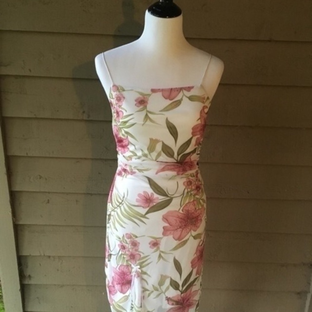 Mariposa Floral Ruched Dress