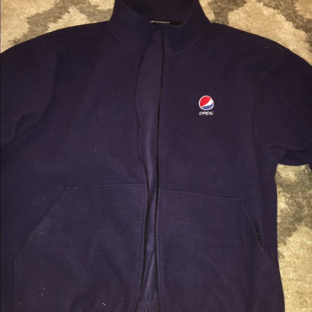 Vintage Fleece Pepsi Light Jacket