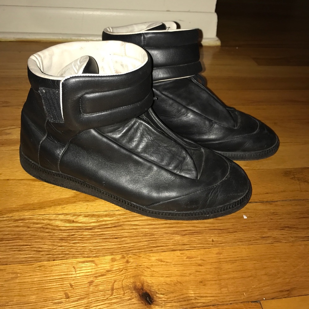 Mason margiela black future high-top sneakers