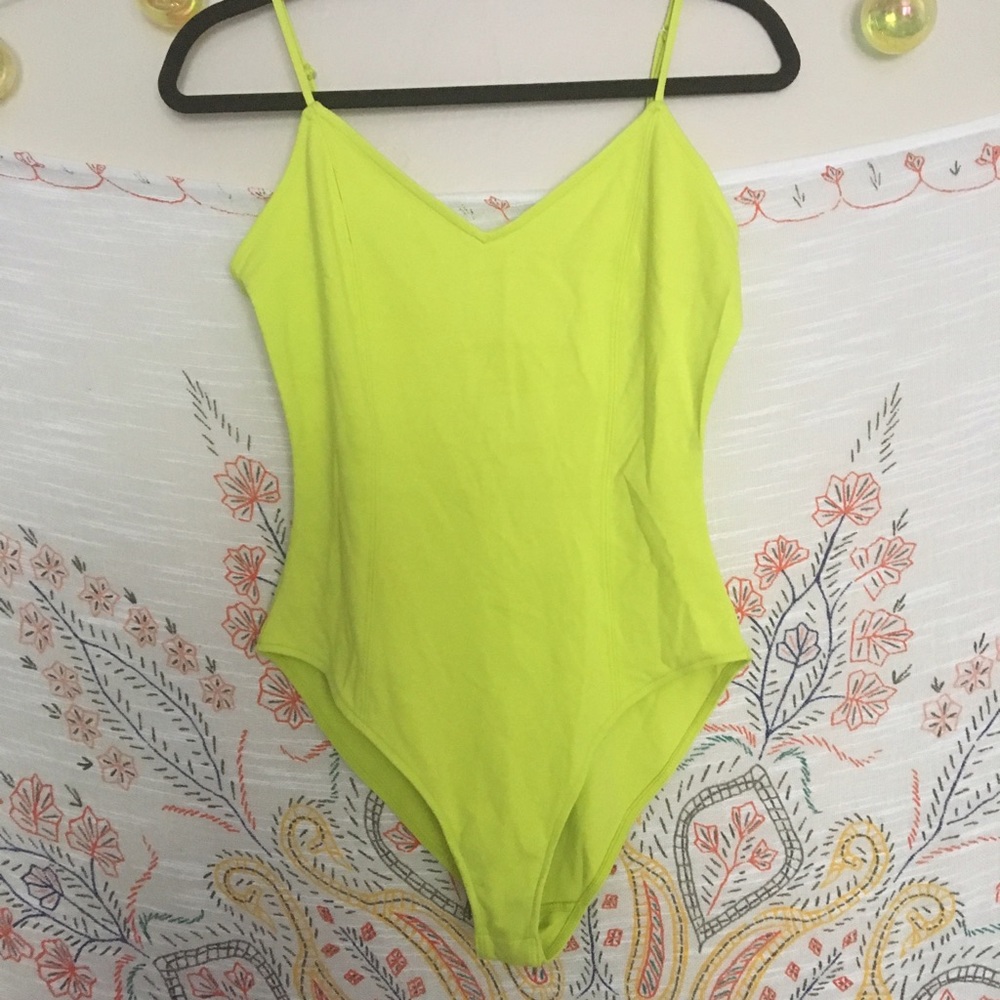 Neon strapless bodysuit SUPER CUTE FOR FESTIVAL
