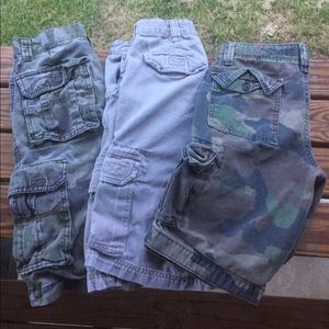 Bundle of boys size 14 cargo shorts