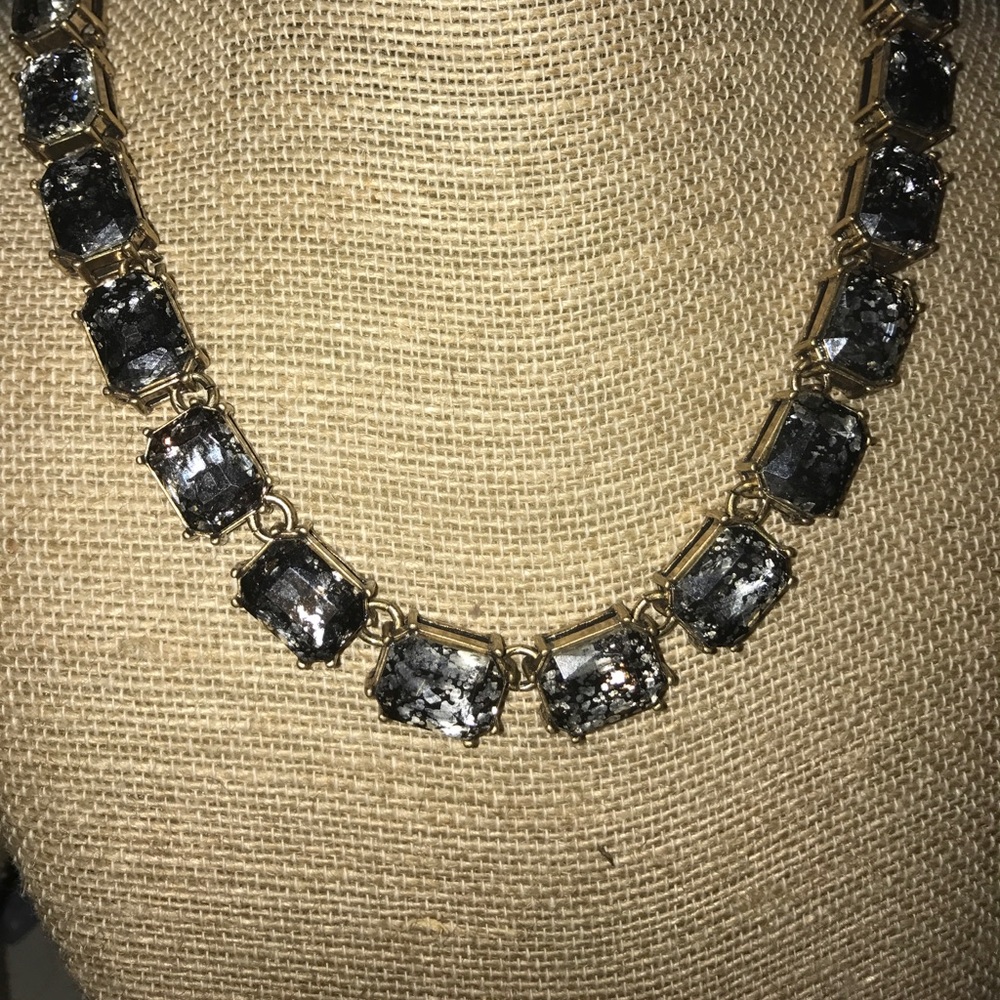 Midnight palace octagon collar necklace