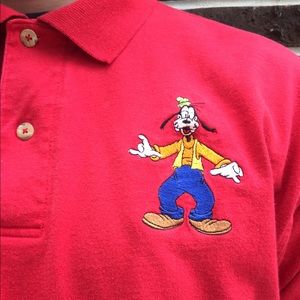 Goofy Embroidered Polo Shirt °o°