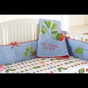 Pottery Barn Very Hungry Caterpillar crib bedding