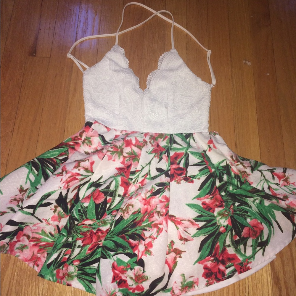 Small Floral Romper