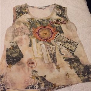 Sleeveless São Paulo shirt