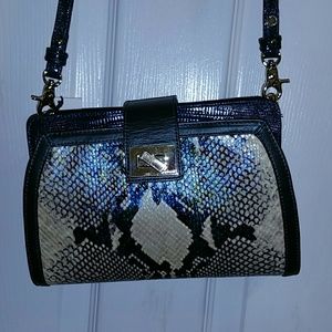 Brahmin alena arctic crossbody bag/purse.