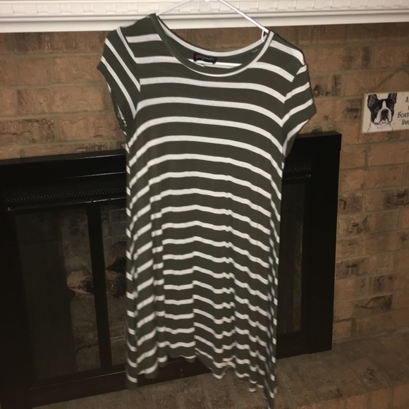 Striped Tshirt Dress - Picture 1 of 1