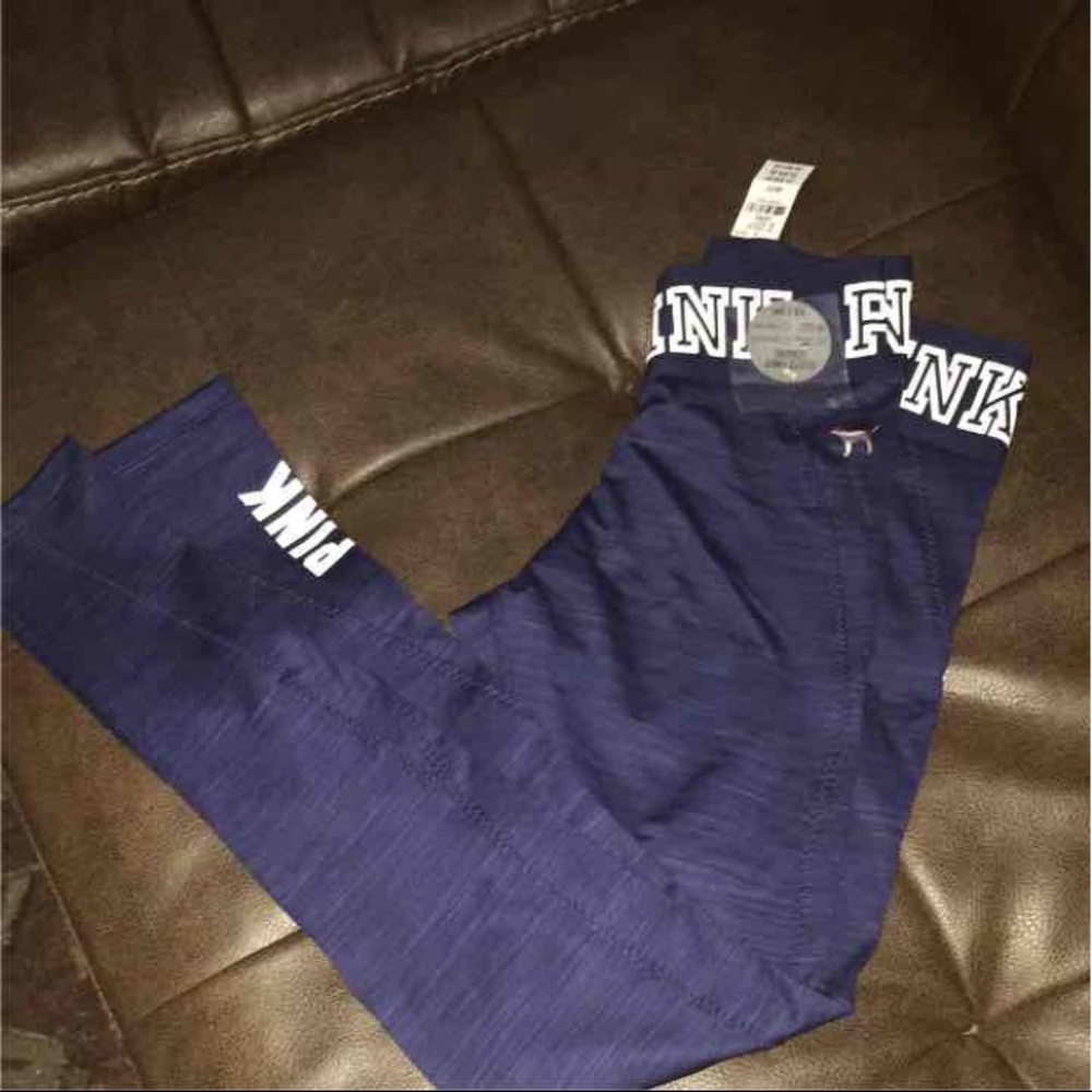 Navy Blue Fleece Lined Leggings