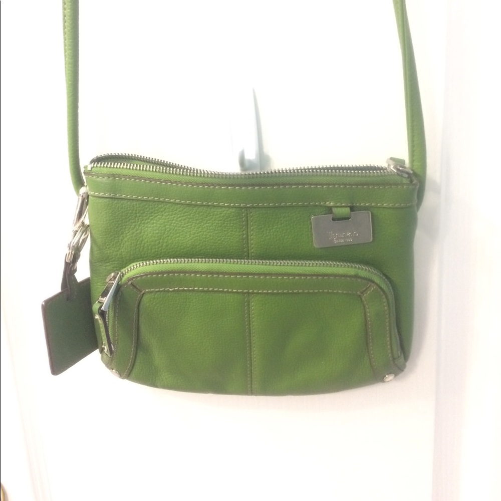 Olive green Tignanello purse